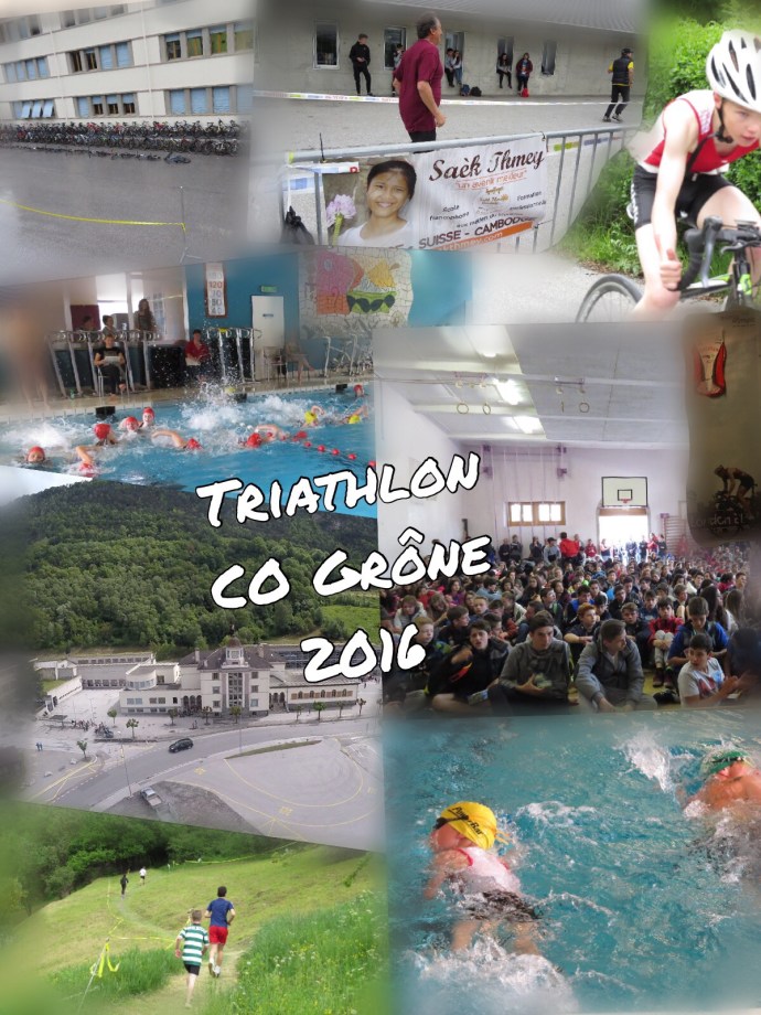 Pic collage montage triathlon 2016